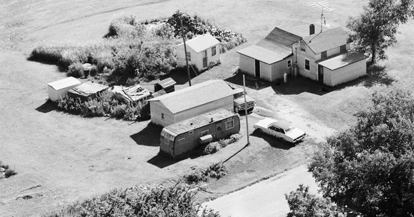 Vintage Aerial photo from 1982 in Decatur County, IA
