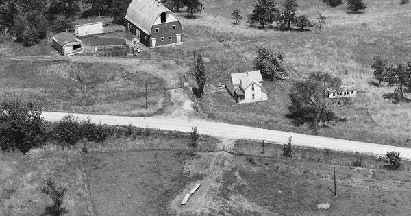 Vintage Aerial photo from 1985 in Decatur County, IA