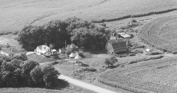 Vintage Aerial photo from 1995 in Crawford County, IA