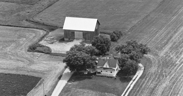 Vintage Aerial photo from 1981 in Huron County, MI