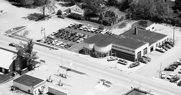 Vintage Aerial photo from 1984 in Sanilac County, MI