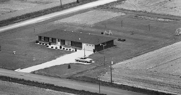 Vintage Aerial photo from 1978 in Jennings County, IN