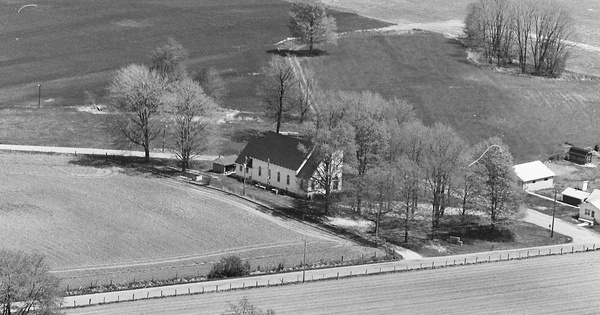 Vintage Aerial photo from 1982 in Knox County, IN