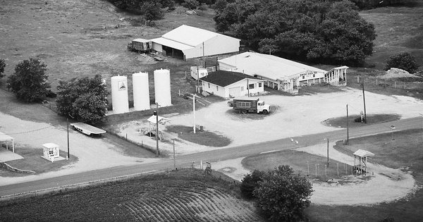 Vintage Aerial photo from 1978 in Kosciusko County, IN