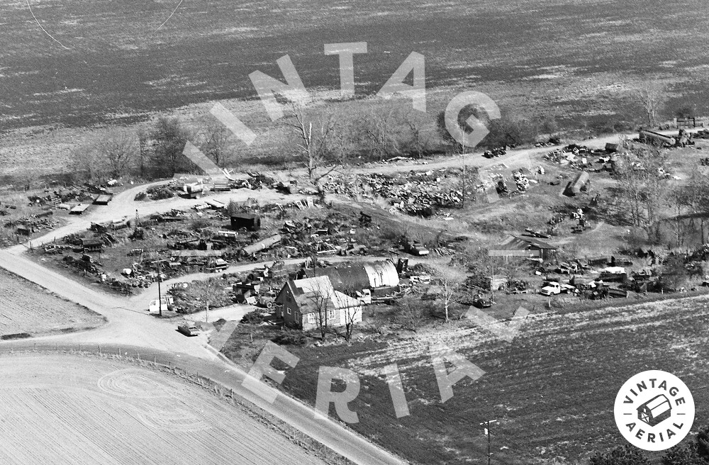 Vintage Aerial Indiana Knox County 1982 59LKN6