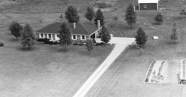 Vintage Aerial photo from 1985 in Perry County, IL