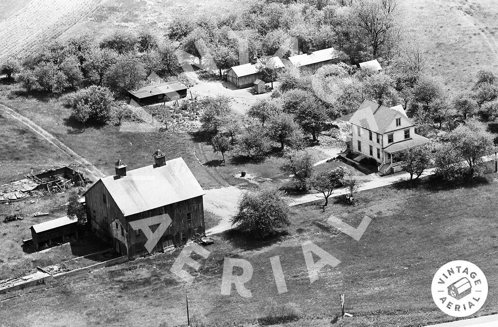 Vintage Aerial Pennsylvania Carbon County 1963 10CCA30