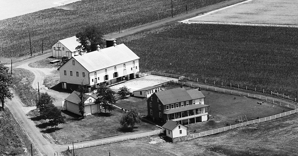 Vintage Aerial photo from 1966 in Dauphin County, PA