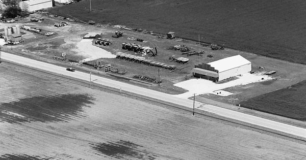 Vintage Aerial photo from 1981 in Iroquois County, IL