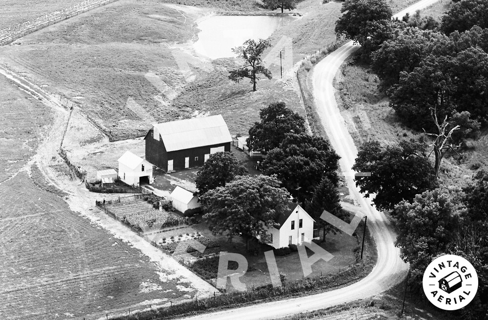 Vintage Aerial Illinois Schuyler County 1967 31ASC34