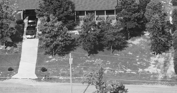 Vintage Aerial photo from 1986 in Pittsylvania County, VA