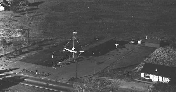 Vintage Aerial photo from 1966 in Geauga County, OH