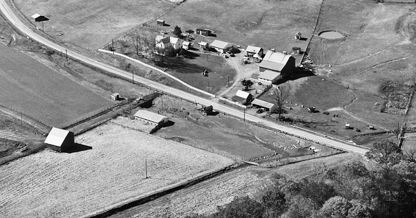 Vintage Aerial photo from 1981 in Guernsey County, OH