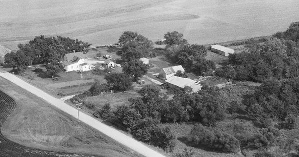 Vintage Aerial photo from 1982 in Woodson County, KS