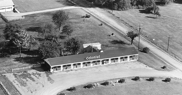 Vintage Aerial photo from 1963 in Columbiana County, OH