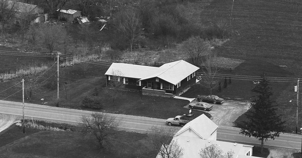 Vintage Aerial photo from 1983 in Madison County, NY