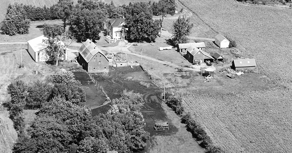 Vintage Aerial photo from 1979 in Sibley County, MN