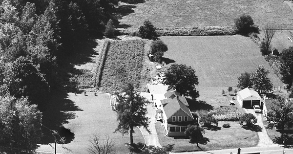 Vintage Aerial photo from 1966 in Washington County, VT