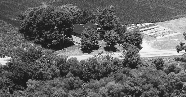 Vintage Aerial photo from 1991 in Putnam County, OH
