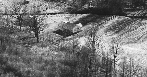 Vintage Aerial photo from 1990 in Ritchie County, WV