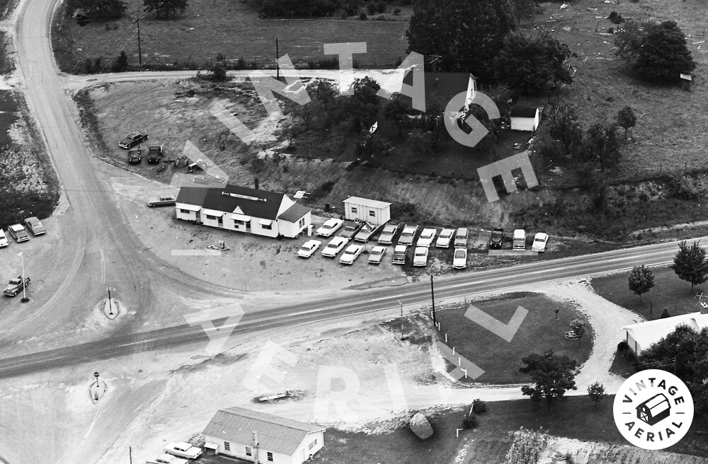 Vintage Aerial North Carolina Yadkin County 1965 54HYA34
