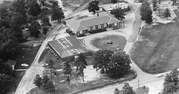 Vintage Aerial photo from 1963 in Stanly County, NC