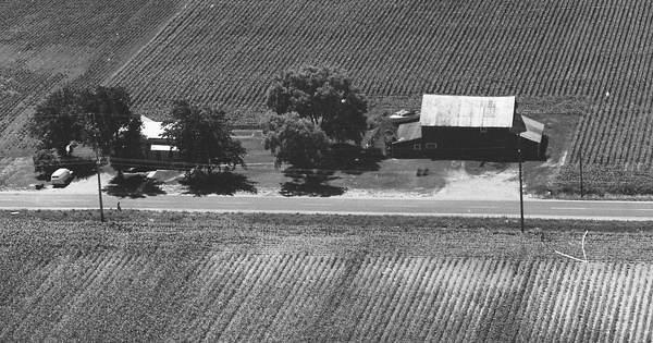Vintage Aerial photo from 1978 in Sandusky County, OH