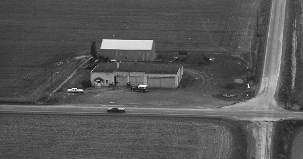 Vintage Aerial photo from 1983 in Seneca County, NY