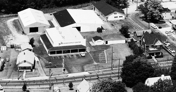 Vintage Aerial photo from 1983 in Miami County, OH