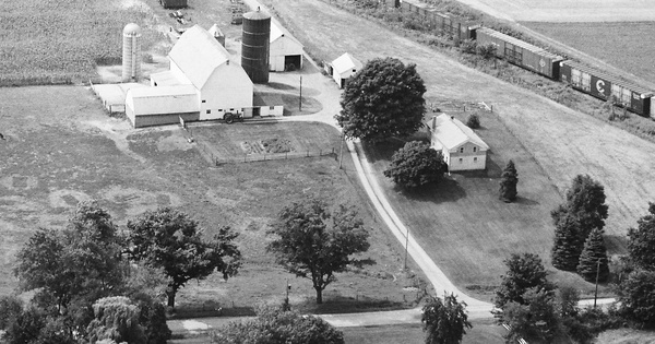 Vintage Aerial photo from 1982 in Medina County, OH