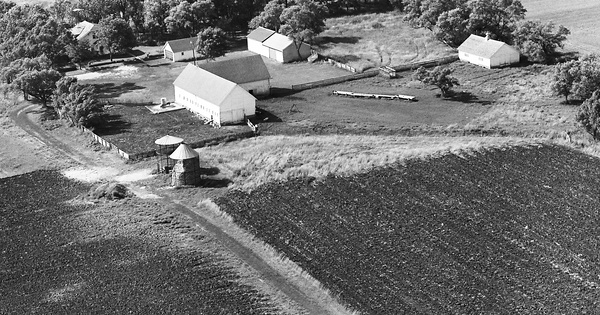 Vintage Aerial photo from 1970 in Turner County, SD