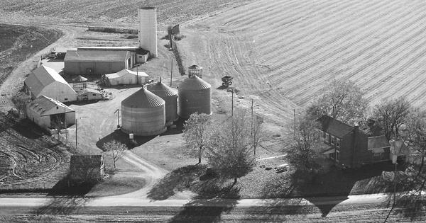 Vintage Aerial photo from 1978 in Fayette County, OH