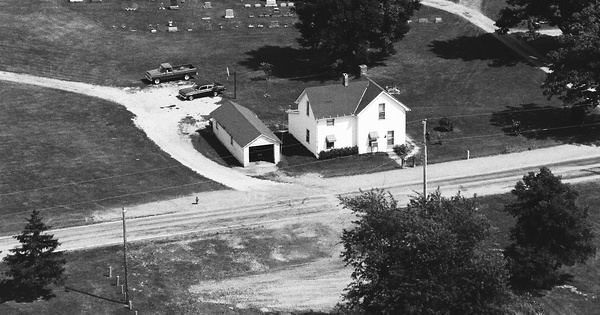 Vintage Aerial photo from 1993 in Fayette County, OH