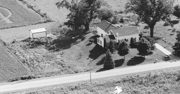 Vintage Aerial photo from 1984 in Ontario County, NY