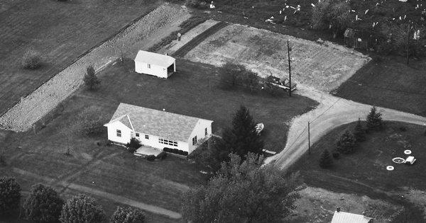 Vintage Aerial photo from 1987 in Monroe County, OH