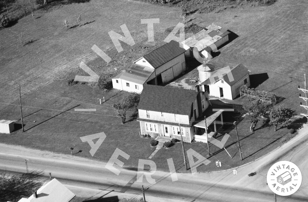 Vintage Aerial Ohio Hardin County 1986 10XHAR12