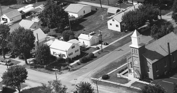 Vintage Aerial photo from 1995 in Hancock County, OH