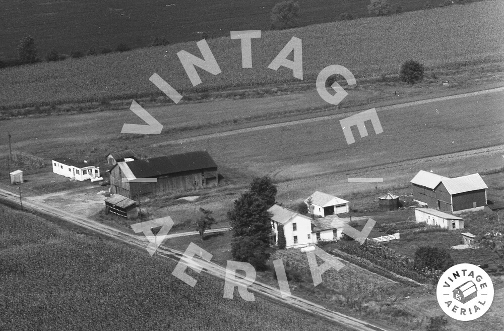 Vintage Aerial Ohio Hancock County 1973 17NHAN17