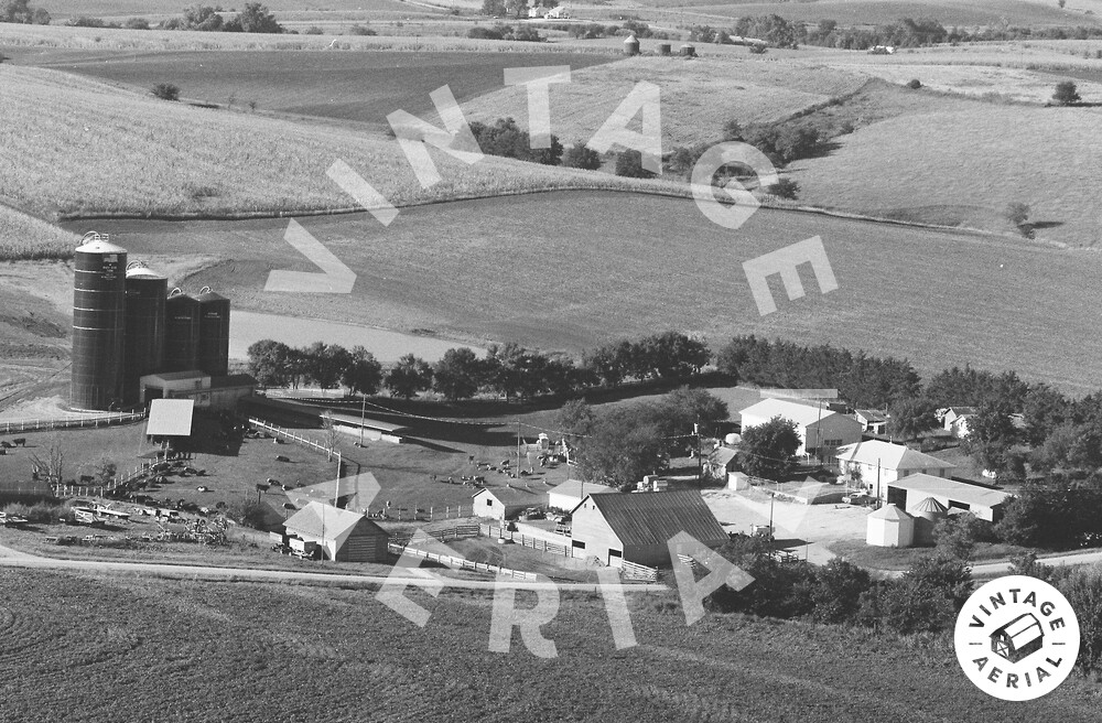 Vintage Aerial Nebraska Saunders County 1979 13SSA21