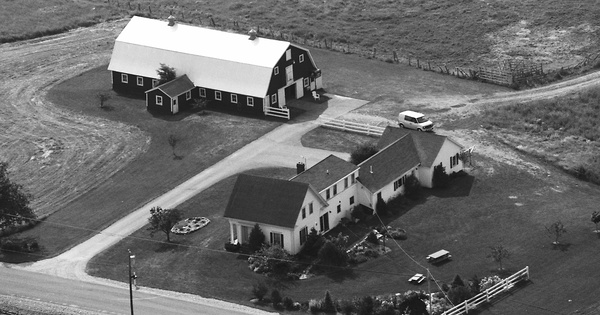 Vintage Aerial photo from 1995 in Penobscot County, ME