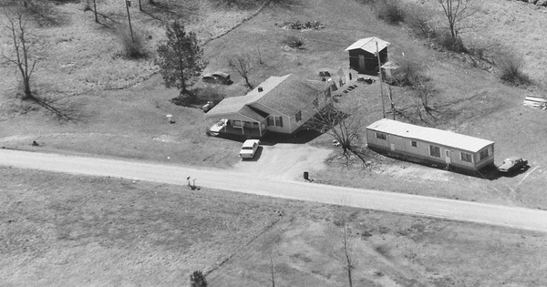 Vintage Aerial photo from 1996 in Lawrence County, AL