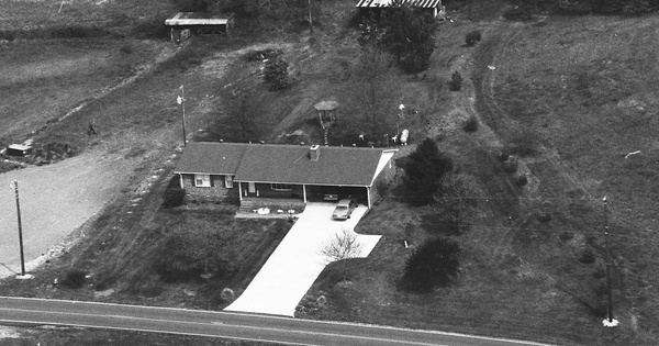 Vintage Aerial photo from 1993 in Cleveland County, NC