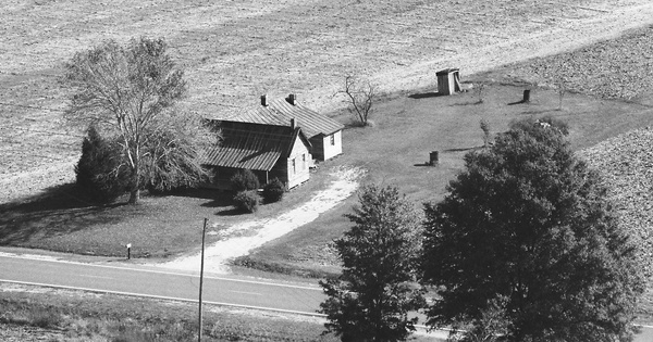 Vintage Aerial photo from 1990 in Bertie County, NC