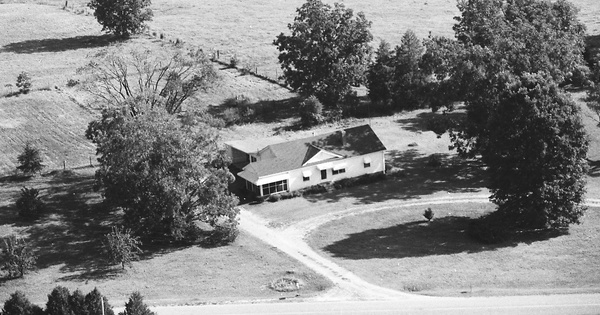Vintage Aerial photo from 1982 in Upson County, GA