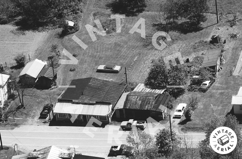 Vintage Aerial West Virginia Ritchie County 1986 44TRI28