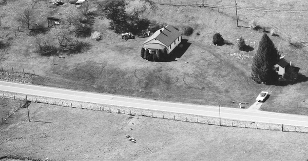 Vintage Aerial photo from 1988 in Bland County, VA