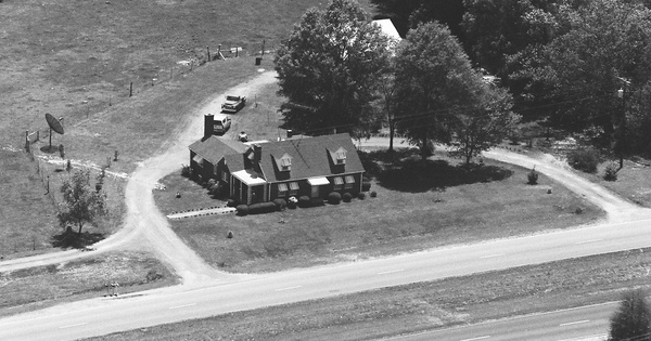 Vintage Aerial photo from 1993 in Anson County, NC