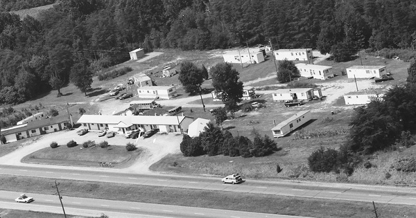 Vintage Aerial photo from 1987 in King George County, VA