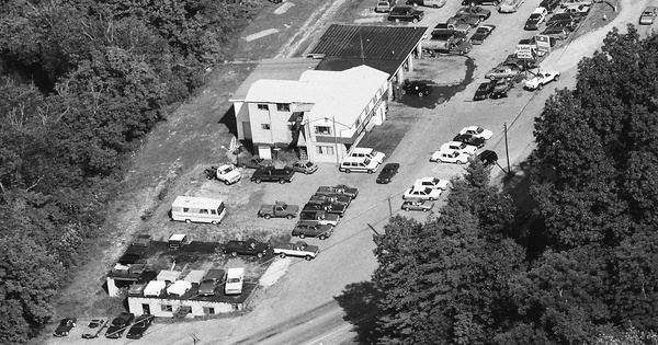 Vintage Aerial photo from 1990 in Braxton County, WV