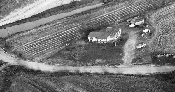Vintage Aerial photo from 1983 in Blount County, AL